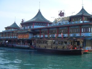 Aberdeen's famous floating restaurant "Jumbo Kingdom."