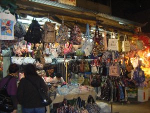 Take your pick: knock off bags, tchotchkys, or super-cheesy Asian souvenirs?