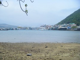 The view of the port we docked at on Lamma Island from the hiking trail. Very pretty.