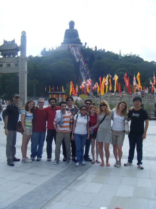 The gang's all here. We should have tried to orchestrate a jumping picture.