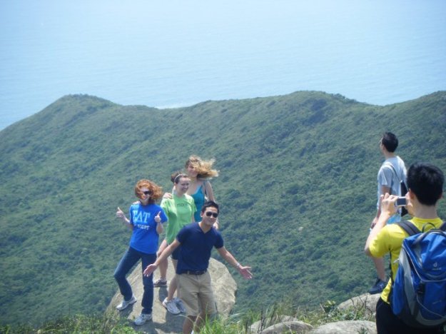 Such a cool experience on the edge of this cliff during the hike.