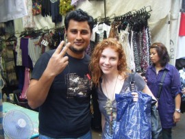 I got this dress for a steal because the stall owner thought I was cute!