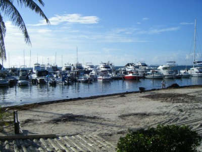 The marina Captain Nacho took us to. Look at all the boats for hire!