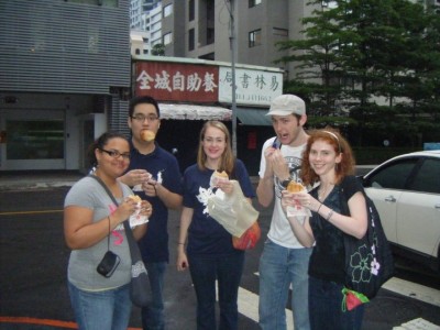 We quickly adopted the moniker "Team Buns" during our time in Taiwan for obvious reasons.