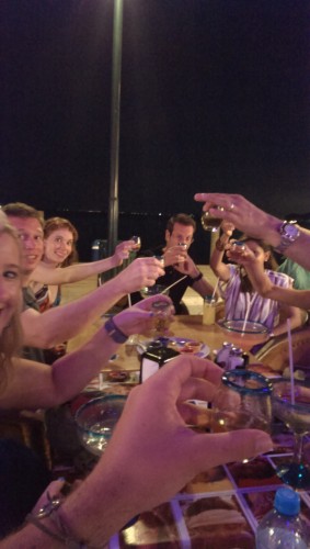Cheers to a great vacation! Photo courtesy of: Dancin' Dirk.
