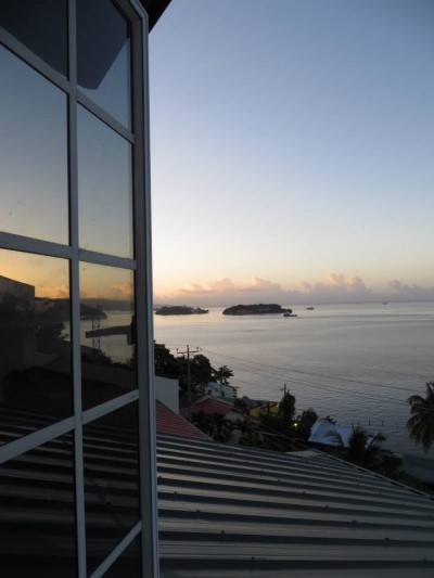 Down the Islands at dawn. I'm glad I woke up to see this at least once. It was so still and unreal.