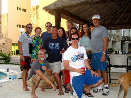 Lidia was such a fantastic hostess during our stay. The barbecue was probably the best food we had the whole time we were in Cancun. Photo courtesy of: Adam Jones-Kelley.