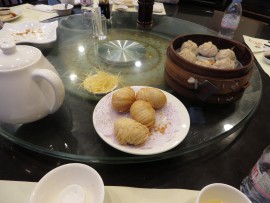 A small portion of the delicious dumplings and xiao long bao that made up our sumptuous lunch.