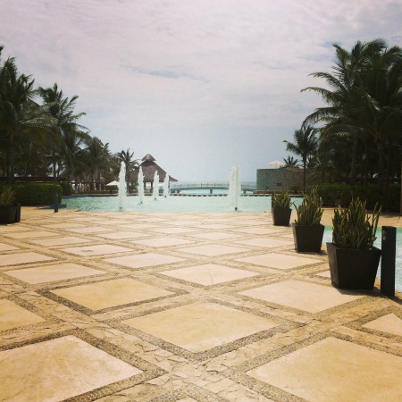 This is the view from the main lobby of the Westin.