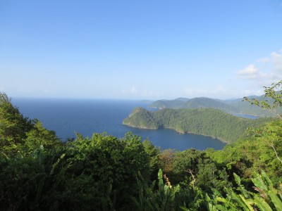 Lovely shot of Maracas from up on the mountainside.