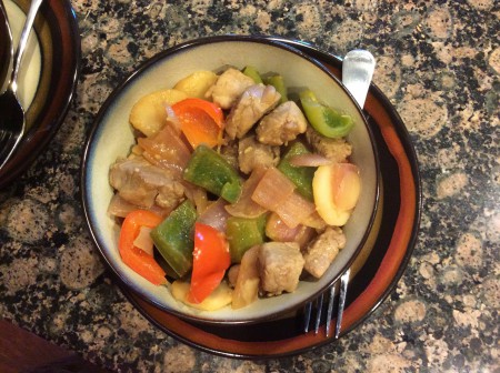 Ta-da! Dinner is ready in less than an hour.