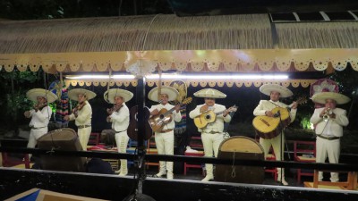 One of the bands playing on a boat during our dinner cruise.