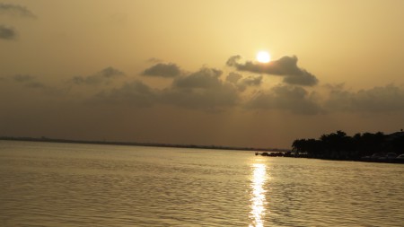 The most picturesque sunset at the lagoon.