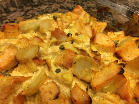 curried chicken and artichoke casserole