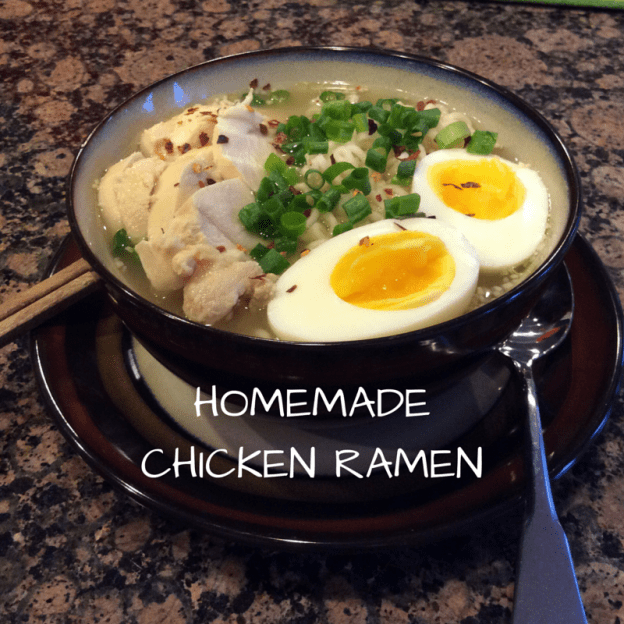homemade chicken ramen
