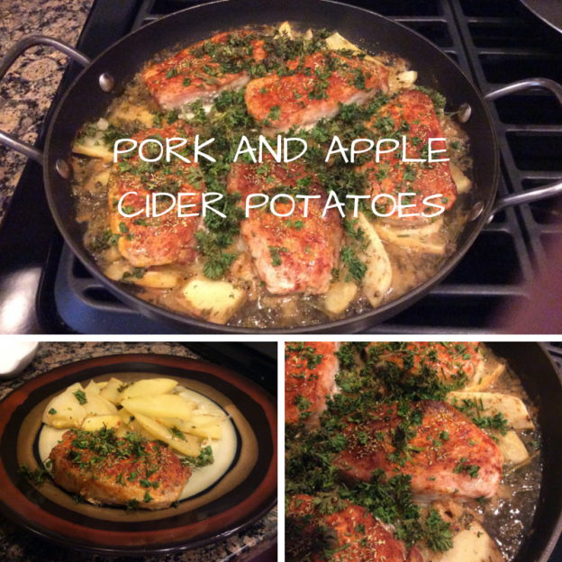 pork and apple cider potatoes